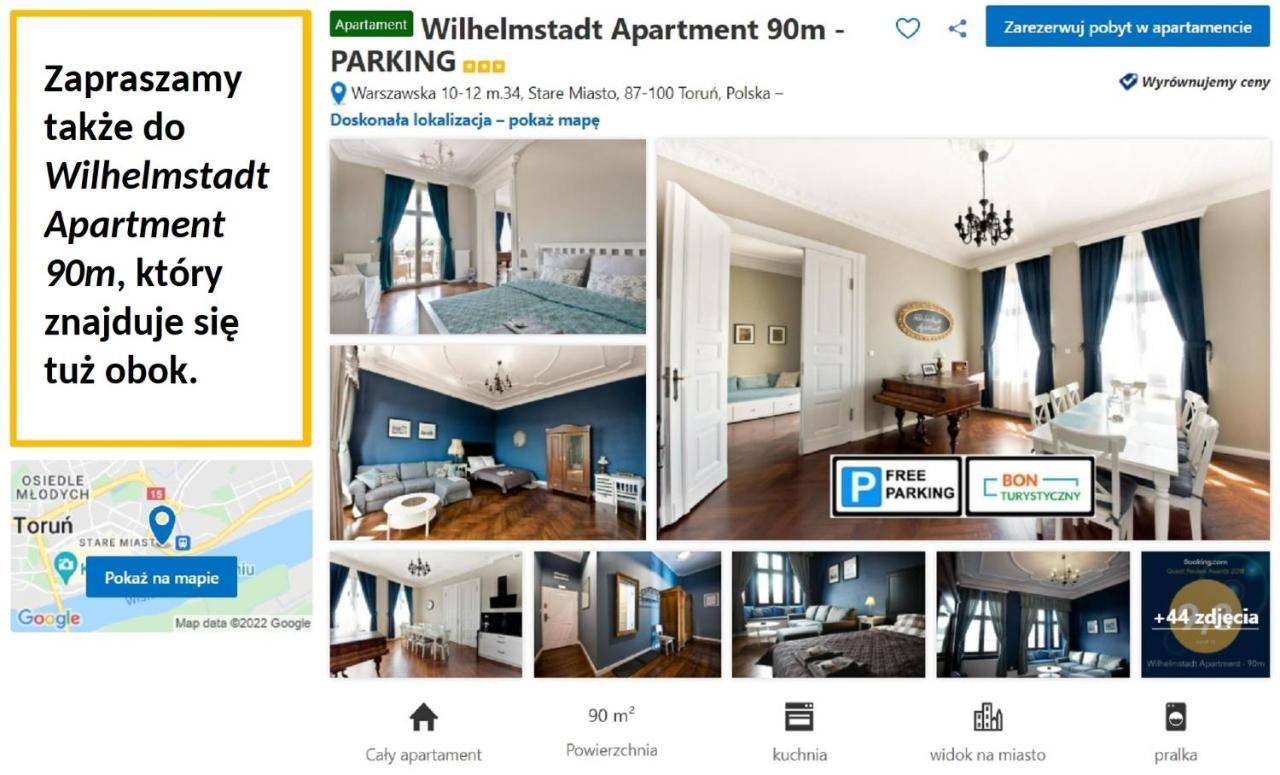 Wilhelmstadt Apartment 60M - Parking Stary Toruń Εξωτερικό φωτογραφία